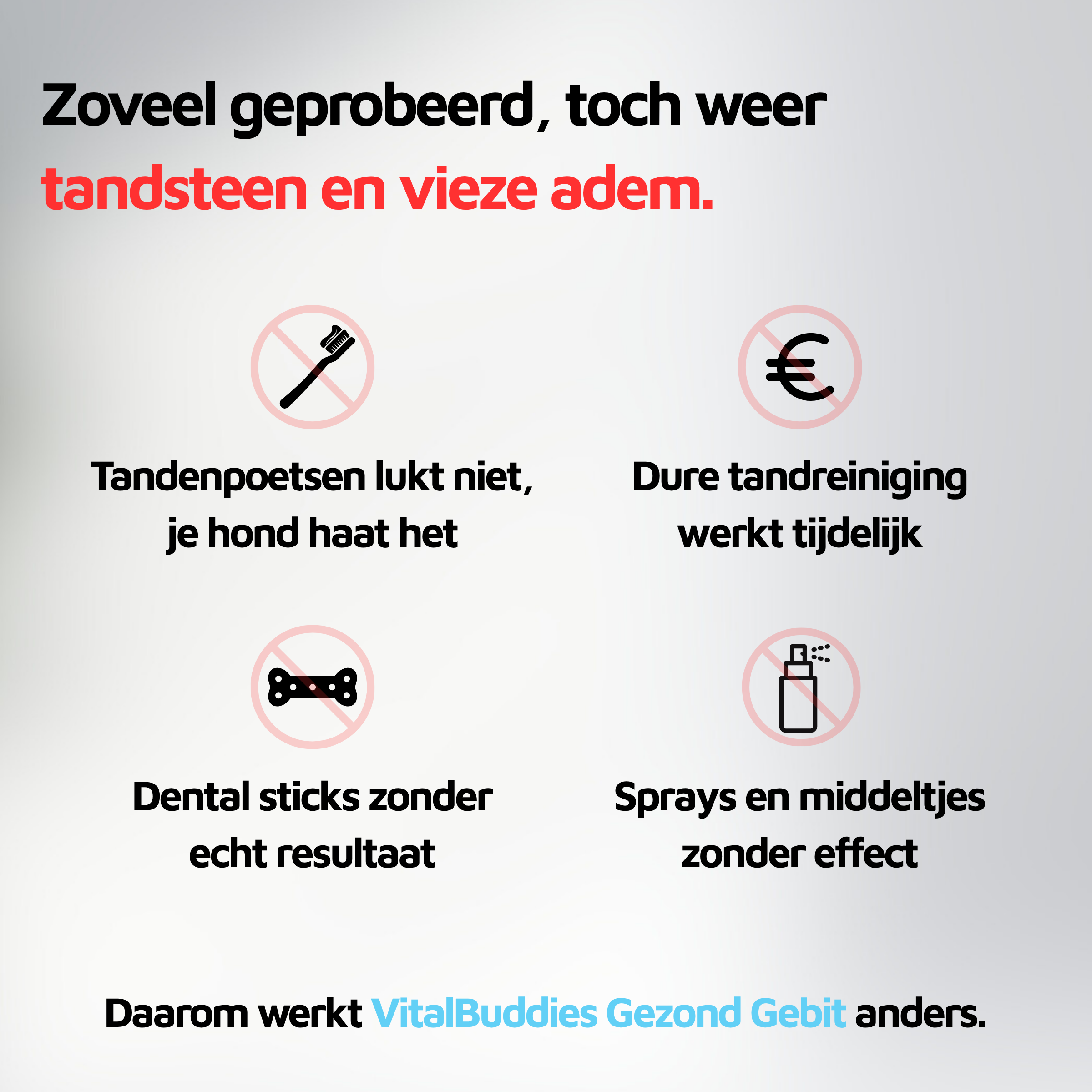 Gezond gebit - 90 schepjes