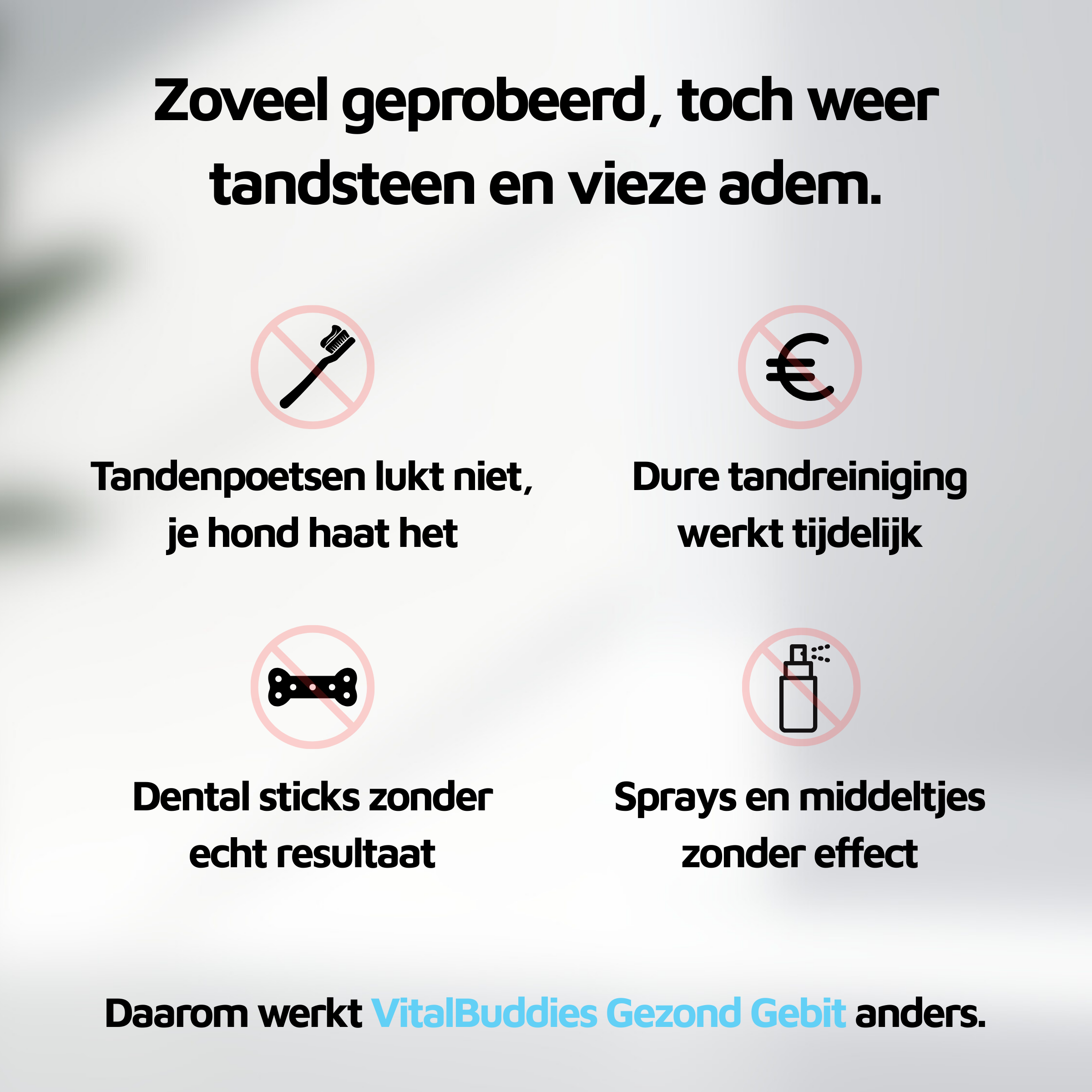 Gezond Gebit - 90 schepjes