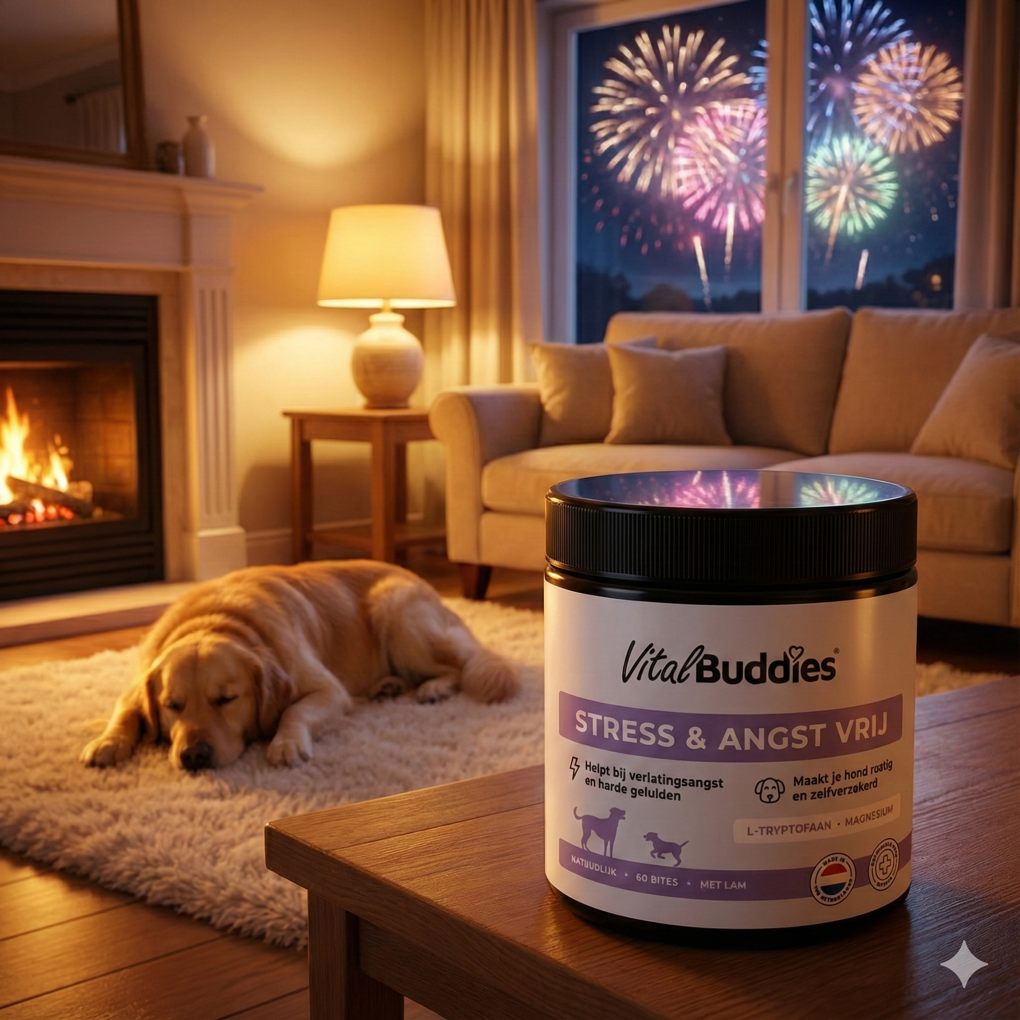 Stress & Angst Vrij - 60 snoepjes