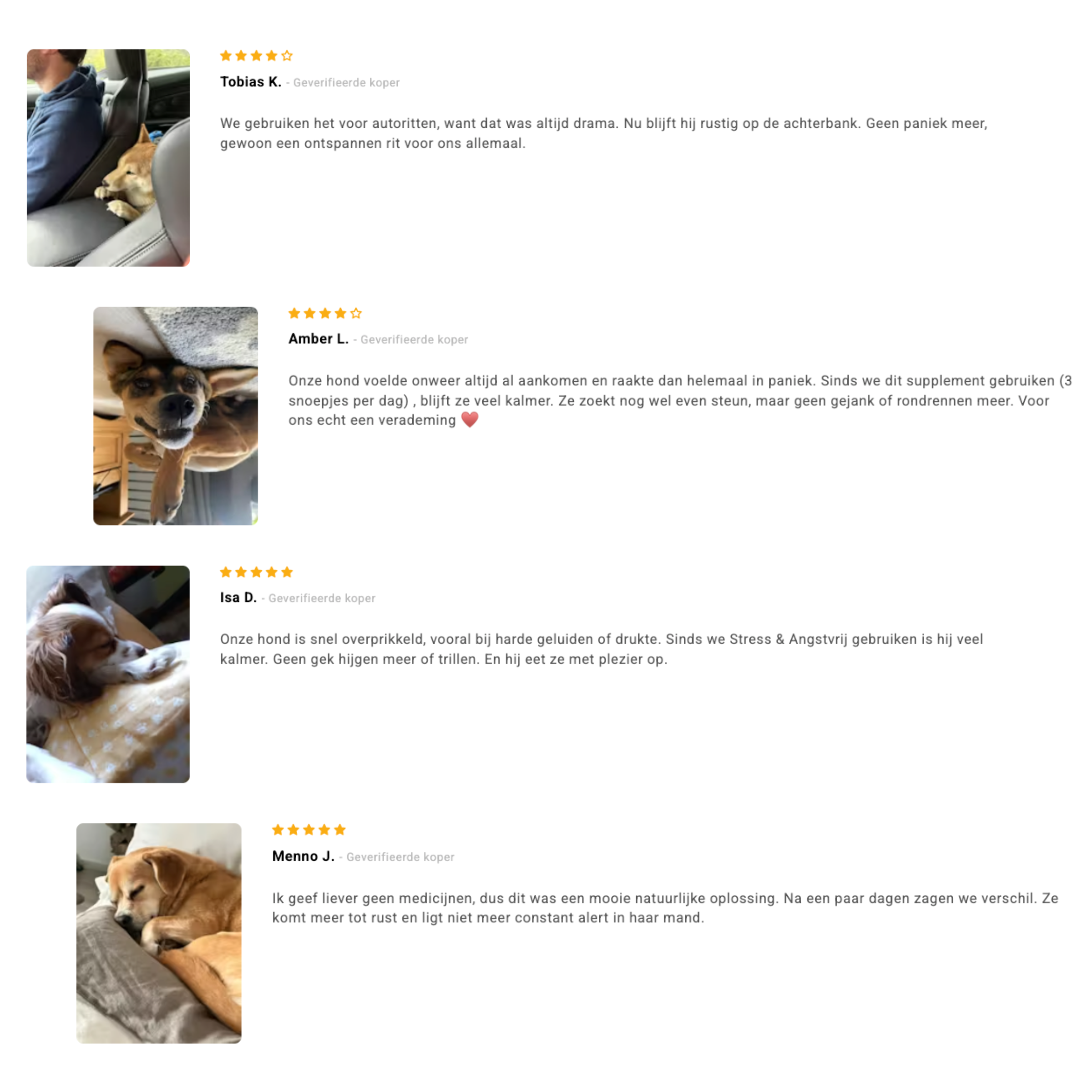 Stress & Angst Vrij - 60 snoepjes