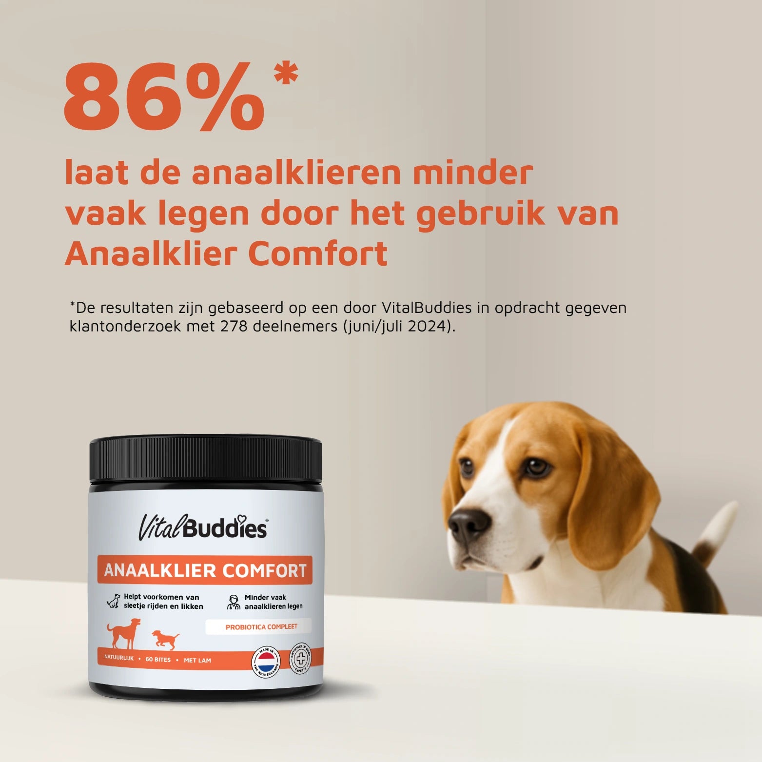 Anaalklier Comfort - 60 bites