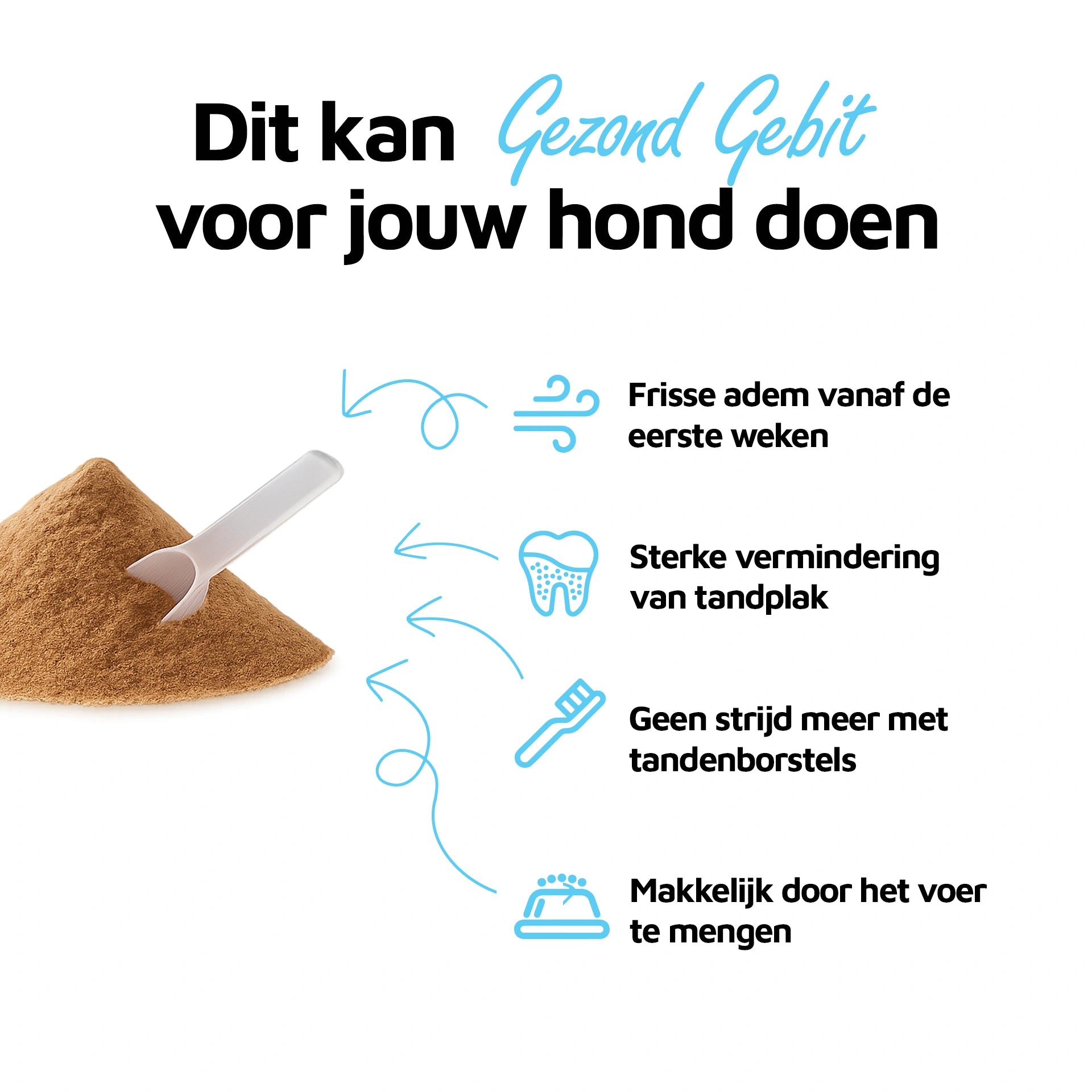 Gezond gebit - 90 schepjes