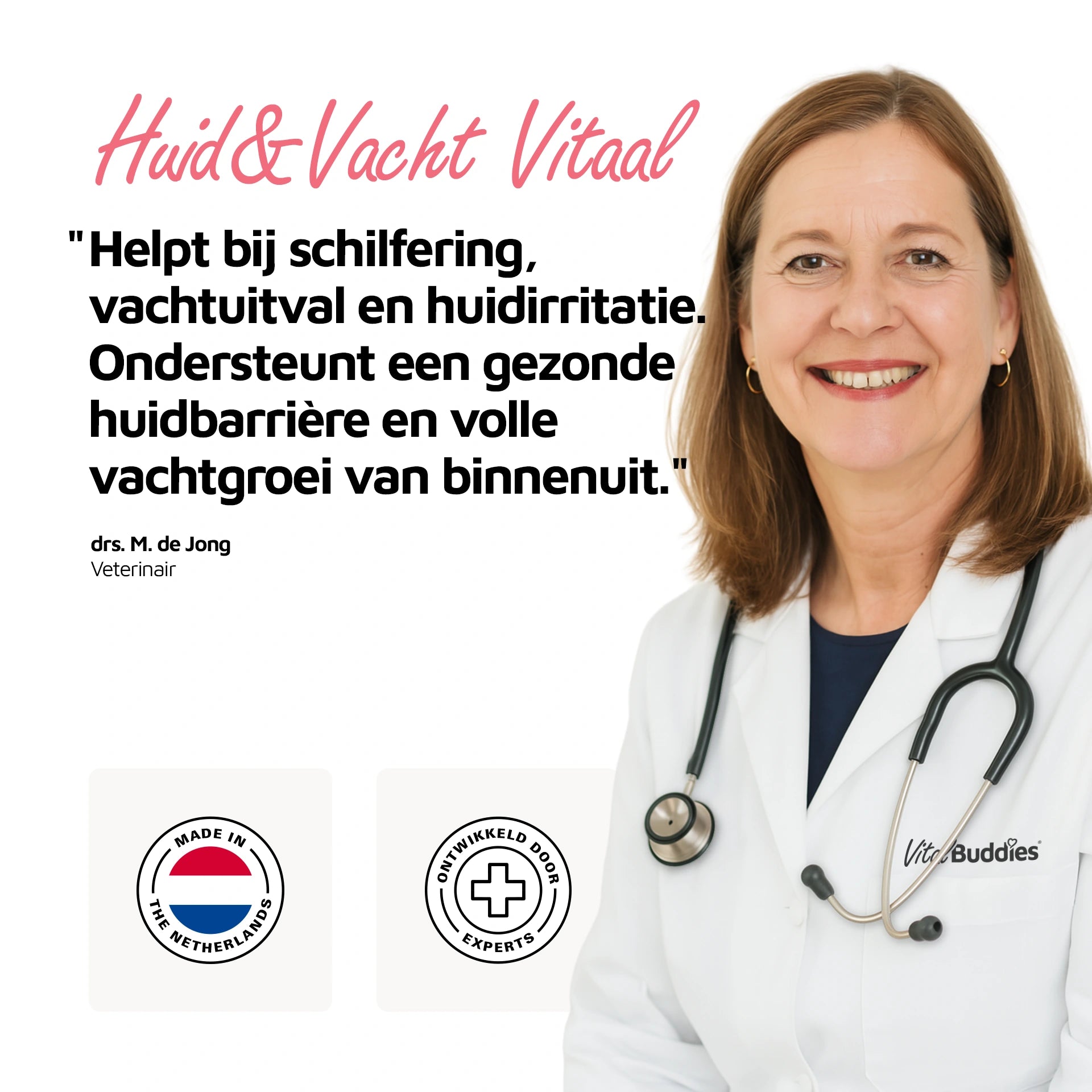 Huid & Vacht Vitaal - 60 bites