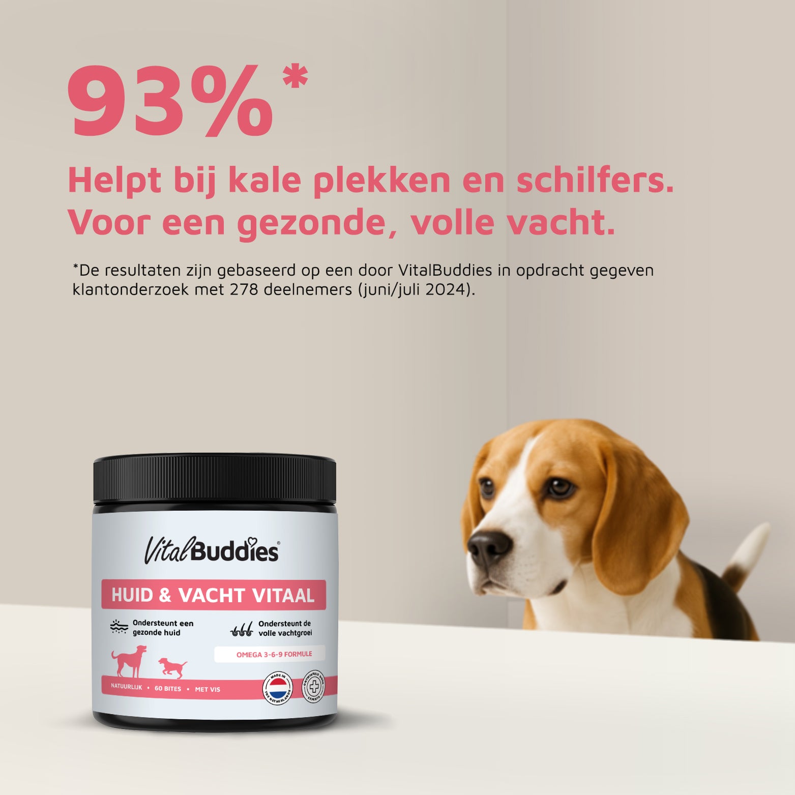 Huid & Vacht Vitaal - 60 snoepjes