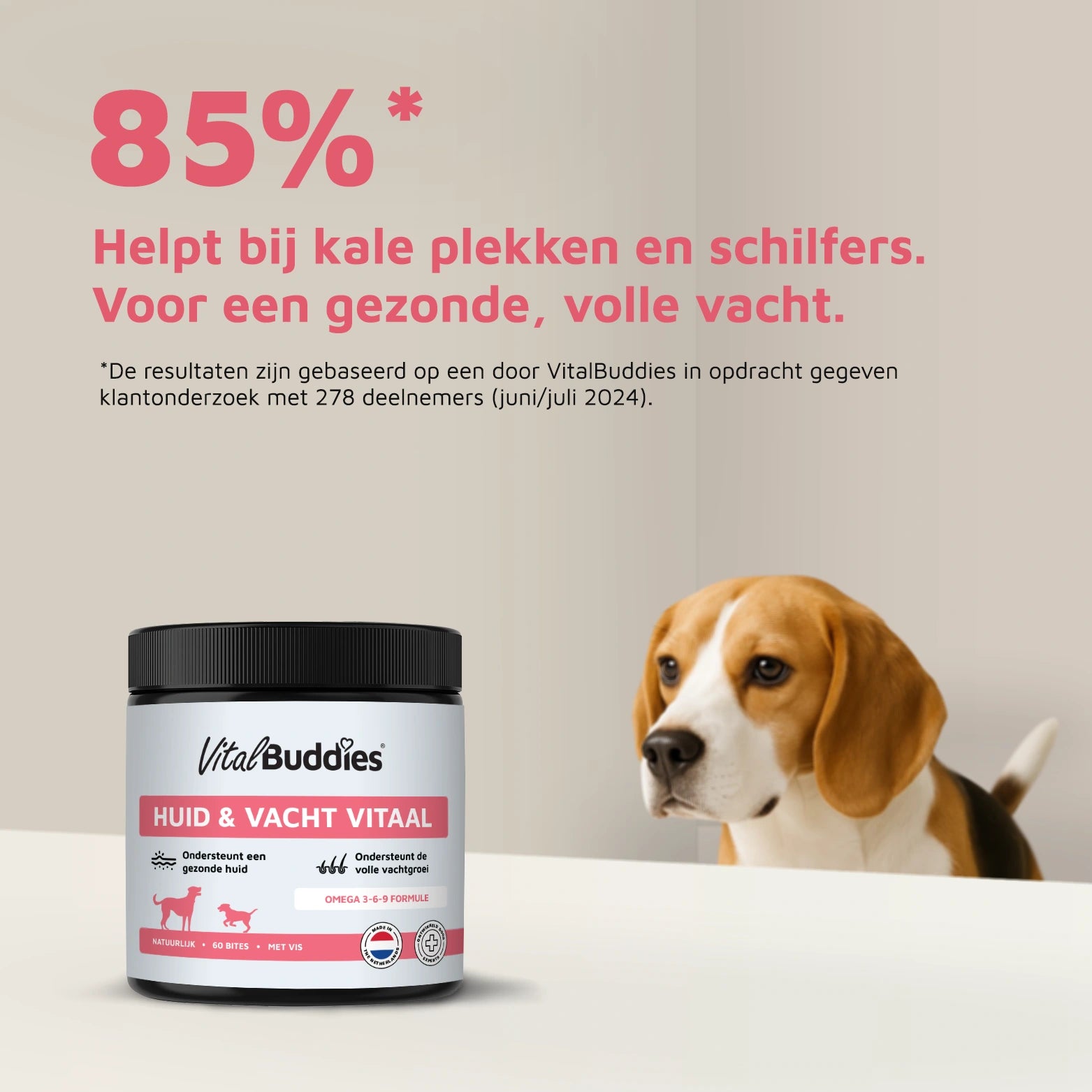 Huid & Vacht Vitaal - 60 bites