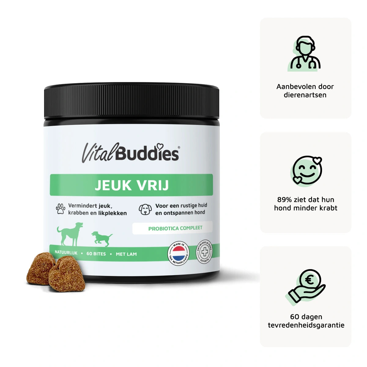 Jeuk Vrij - 60 bites